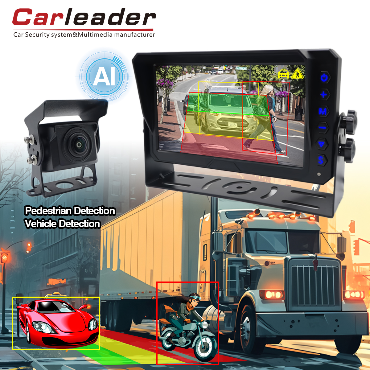 Carleader Ai жаяу жүргіншілер және көлік құралдарын анықтау жүйесін іске қосады