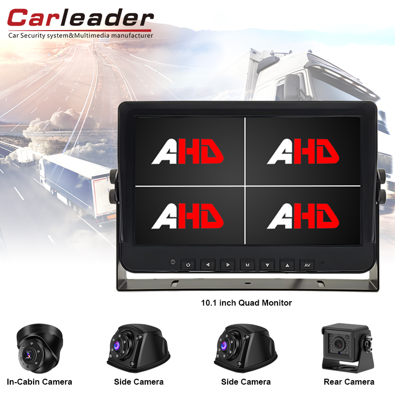 Мониторинг тәжірибеңізді Carleader 10.1-дюймдік 4AV кірістерімен жаңартыңыз, CWAD CHOAV Chuad AHD көлігі және камера жинағы