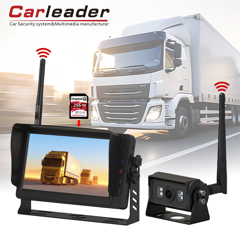 Carleader 7 дюйм дюйм дюймдік DVR 2.4GHZ сандық сымсыз бақылау жүйесі ---- Жүргізу қауіпсіздігін қамтамасыз ету