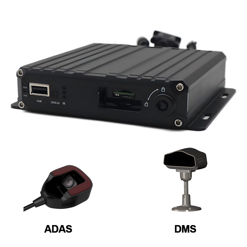 DSM және ADAS камерасы бар Carleader 4CH AI ақылды мобильді DVR