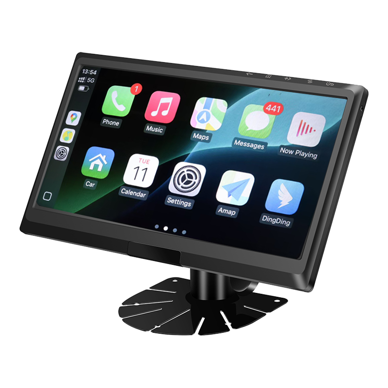 Carleader 9 дюймдік IPS AHD сигналының кірісі көлік мониторы CarPlay мультимедиасын қолдайды