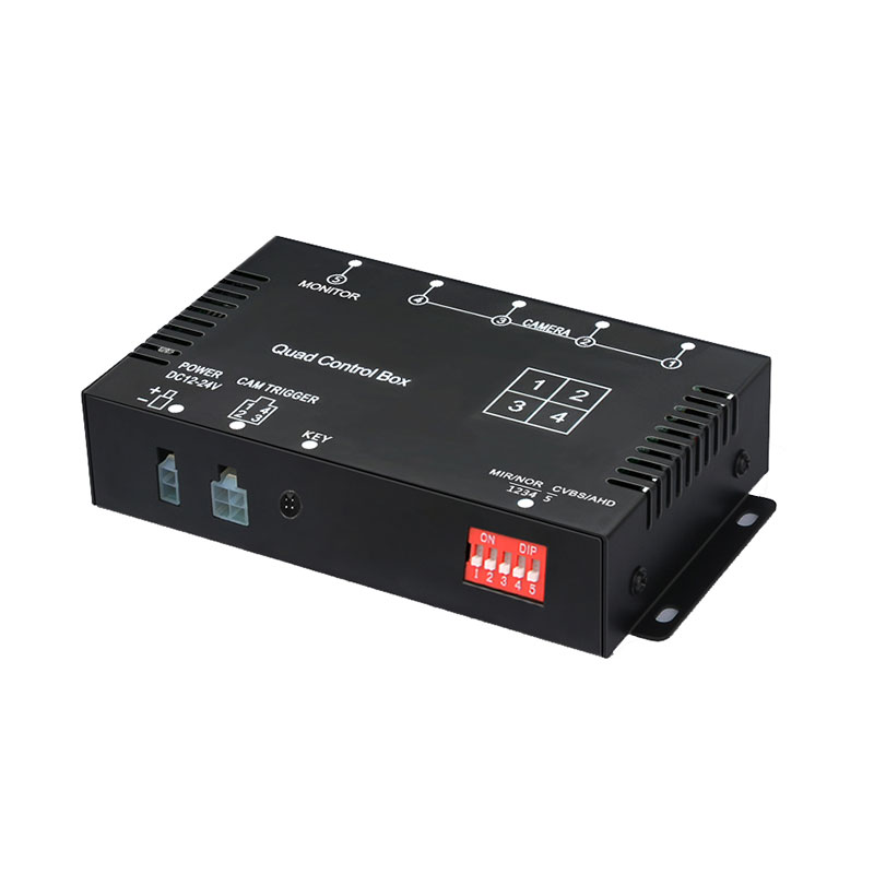 Жүк көлігінің камера жүйелеріне арналған 4CH AHD 720P/CVBS көліктік бейне бөлгіш