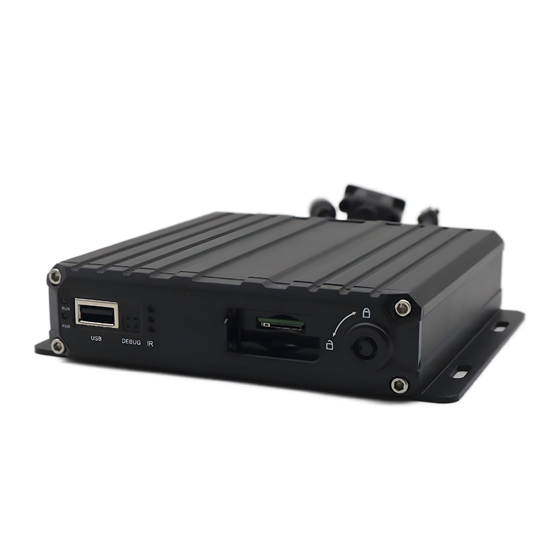 4G GPS WiFi, коммерциялық көліктерге арналған ADAS DSM BSD бар 4CH AHD SD AI мобильді DVR