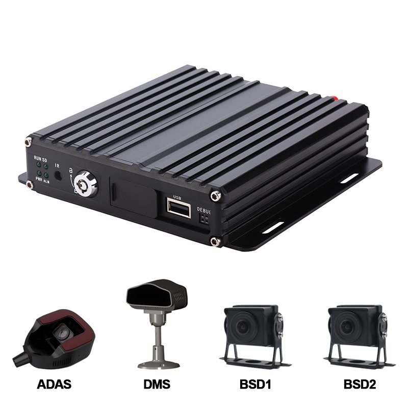 4CH AI SD Mobile DVR ADAS + DMS + BSD қолдауы