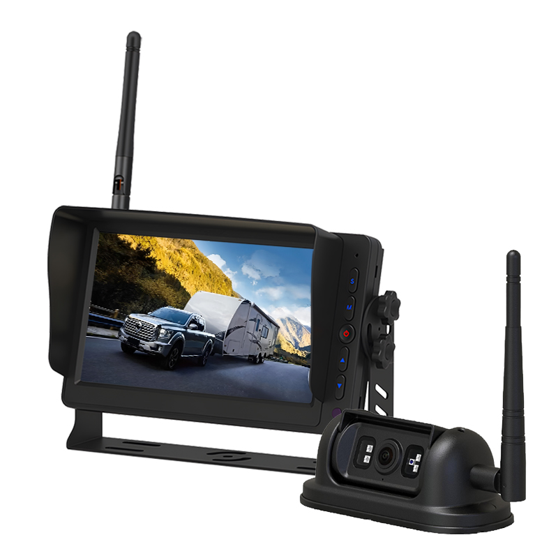 7 дюймдік 2,4 ГГц сандық сымсыз HD камера және монитор жүйесі