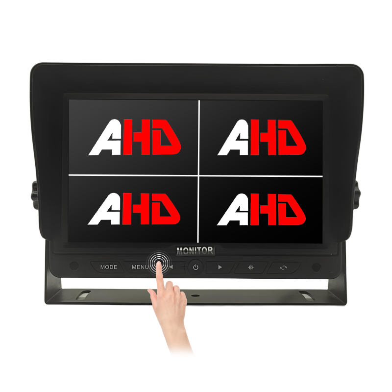 7 дюймдік төрт бөлінген экран AHD сенсорлық түймелері кері монитор